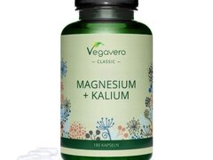 Vegavero Magneziu + Potasiu (Kalium) 180 Capsule