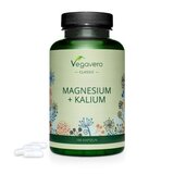 Vegavero Magneziu + Potasiu (Kalium) 180 Capsule